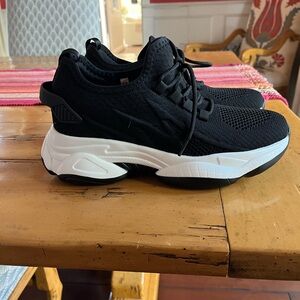 Black Elevator Womens Sneakers -4” boost size EU38 US 7.5